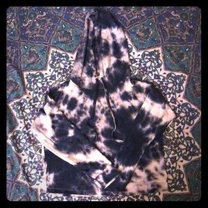 pink rose hoodie size small
